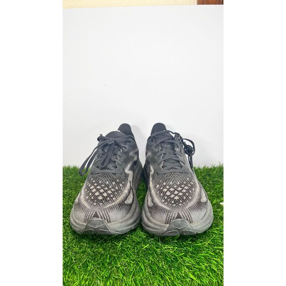 HOKA One One Clifton 9 Running Shoes Black Men’s Size 9.5D Athletic Sneake - Picture 2 of 9